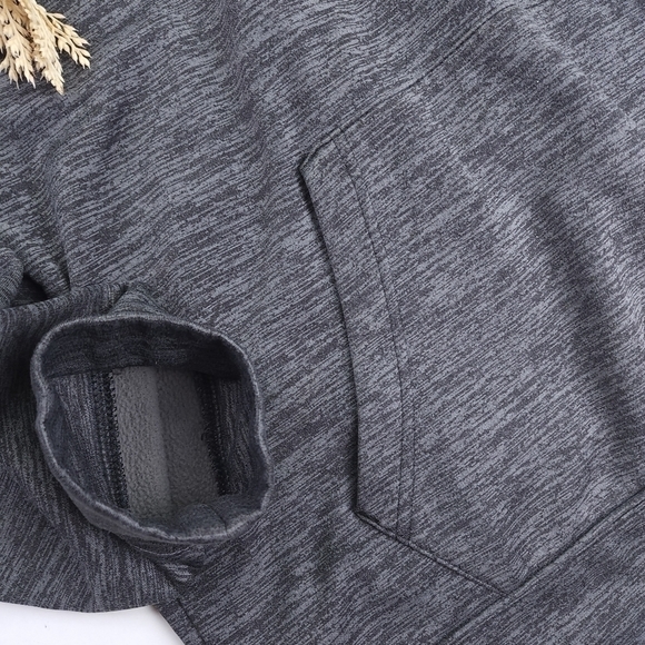 Russell Men's Tiger Camo Grey Hoodie Sz M - Picture 5 of 10